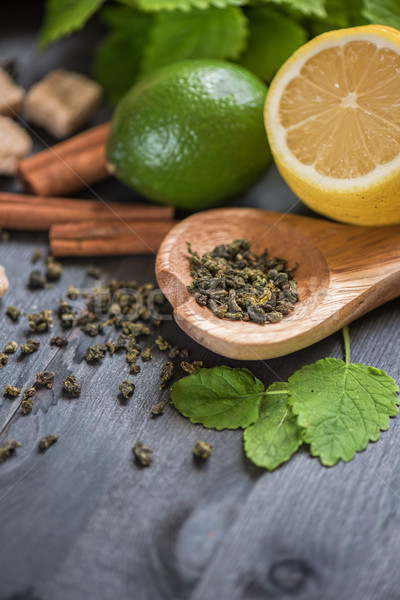 tea composition closeup Stock photo © olira