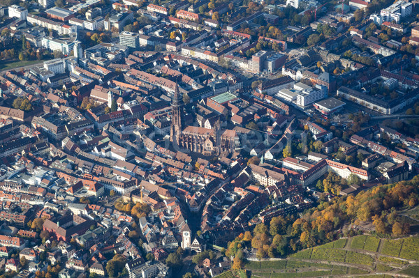 Aerial view of Freiburg, Germany Stock photo © oliverfoerstner