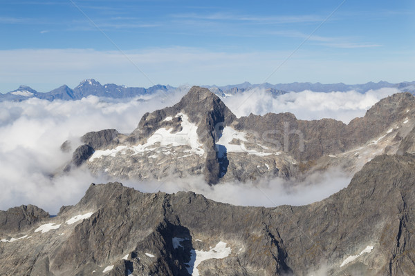 Aerial view Mount Aspiring National Park Stock photo © oliverfoerstner