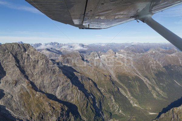 Aerial view Mount Aspiring National Park Stock photo © oliverfoerstner