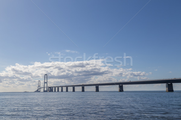 Great Belt Bridge in Denmark Stock photo © oliverfoerstner