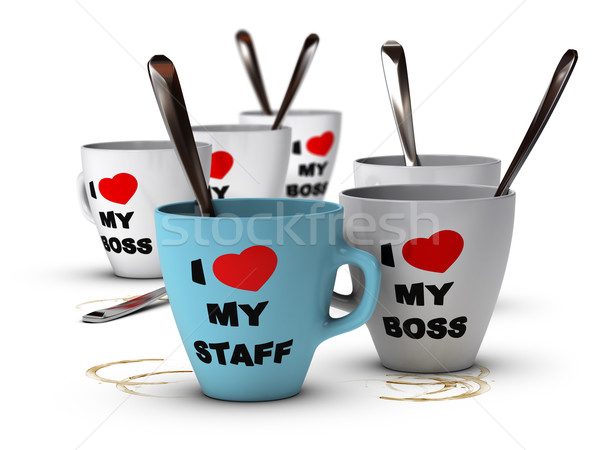 Stock photo: Staff Relations and Motivation, Workplace