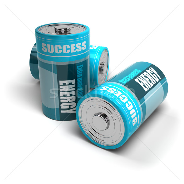 battery concept, energy reaching success, positive energies Stock photo © olivier_le_moal