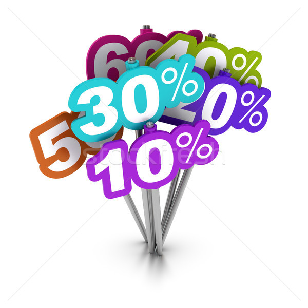 Many percent sign Stock photo © olivier_le_moal