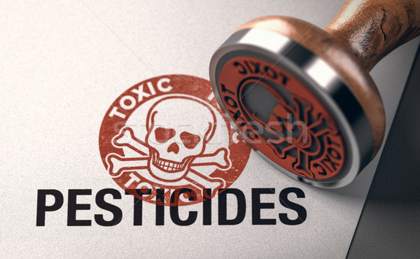 Toxicity of Pesticides, Warning Sign Stock photo © olivier_le_moal