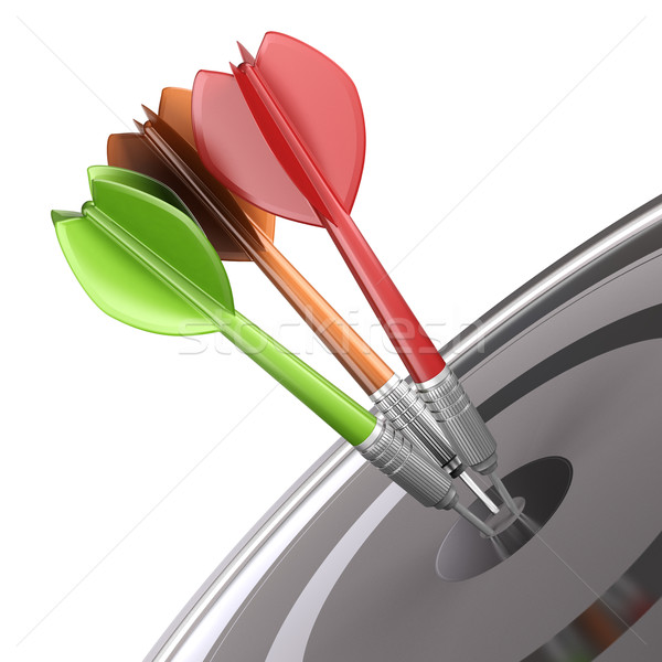 Dart and Target, Marketing Strategy Stock photo © olivier_le_moal