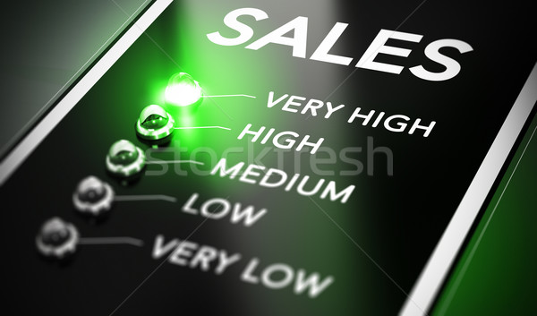 Sprzedaży zarządzania zielone świetle sukces Zdjęcia stock © olivier_le_moal