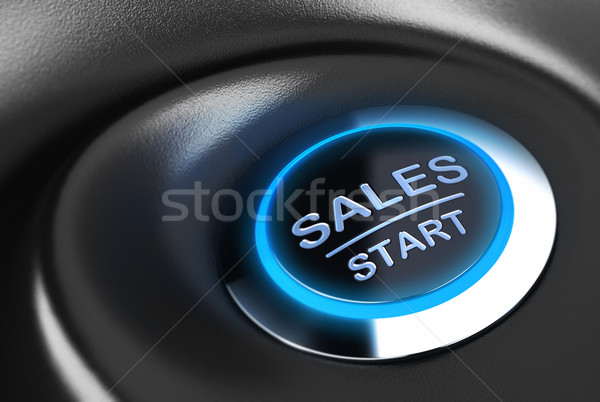 Business button, Sales Motivation Stock photo © olivier_le_moal