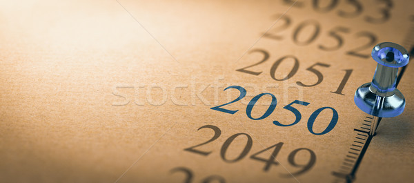  Year 2050, Two Thousand Fifty. Stock photo © olivier_le_moal