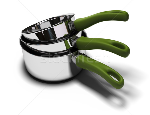 kitchen ustensils - saucepan Stock photo © olivier_le_moal