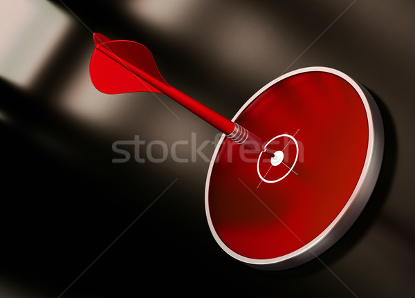 dart and target - business success concept Stock photo © olivier_le_moal