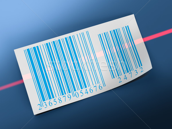 barcodes sticker label Stock photo © olivier_le_moal