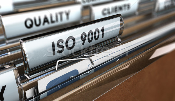 Kwaliteit iso bestand woord focus Stockfoto © olivier_le_moal
