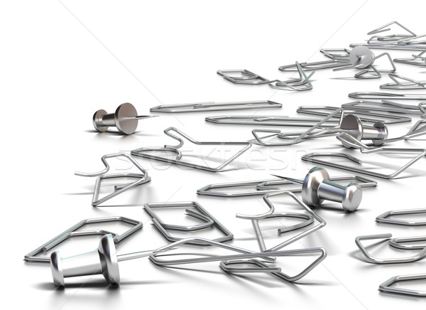 messy office desk Stock photo © olivier_le_moal
