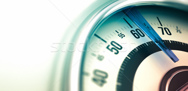 Weight Care, Bathroom Scale Closeup. Stock photo © olivier_le_moal