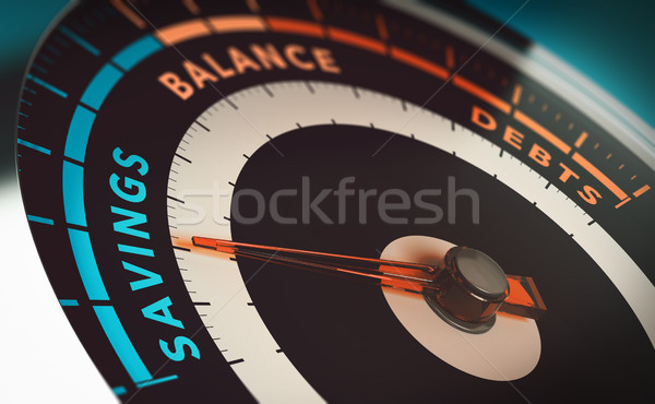 Deleveraging, Pay Off Debts and Save Money Stock photo © olivier_le_moal