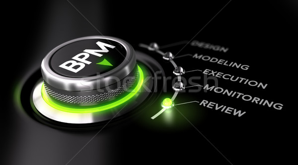 Bpm business processo gestione switch verde Foto d'archivio © olivier_le_moal