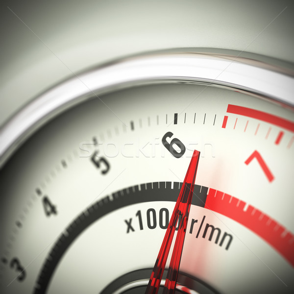 Limit Engine Speed - Rev Counter Stock photo © olivier_le_moal