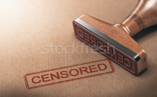 Censored Information, Censorship and Freedom of Speech Stock photo © olivier_le_moal