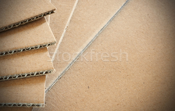 corrugated cardboard Stock photo © olivier_le_moal