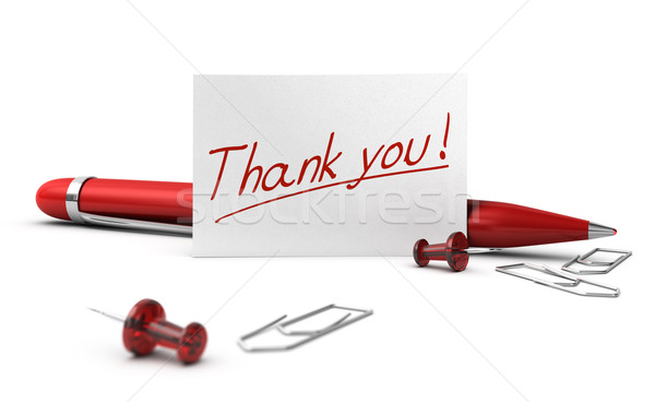 Thank You, Acknowledgment Card
 Stock photo © olivier_le_moal