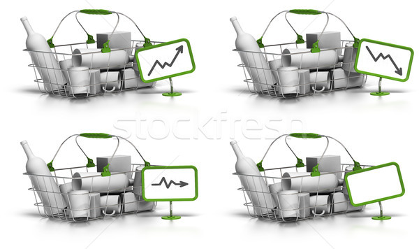 average basket value or size - pricing concept Stock photo © olivier_le_moal