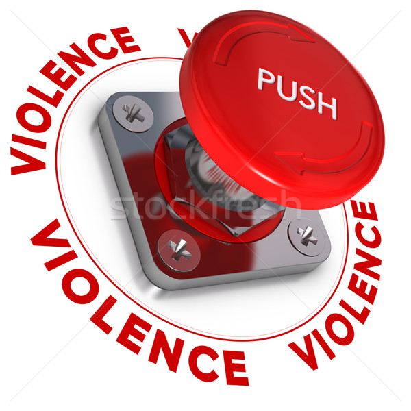 Violence domestique urgence bouton mot violence [[stock_photo]] © olivier_le_moal