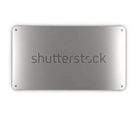 [[stock_photo]]: Métal · métallique · quatre · blanche · design