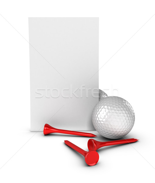 Golf Advertising Stock photo © olivier_le_moal