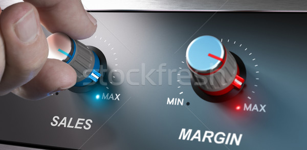 Business Concept, Increase Sales and Margin Stock photo © olivier_le_moal