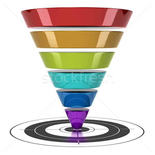 conversion funnel Stock photo © olivier_le_moal