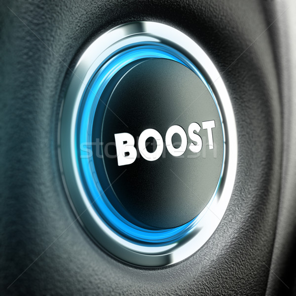 Motivation Concept - Boost Button Stock photo © olivier_le_moal