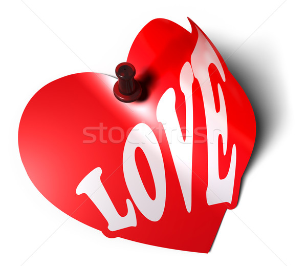 Stock photo: love card