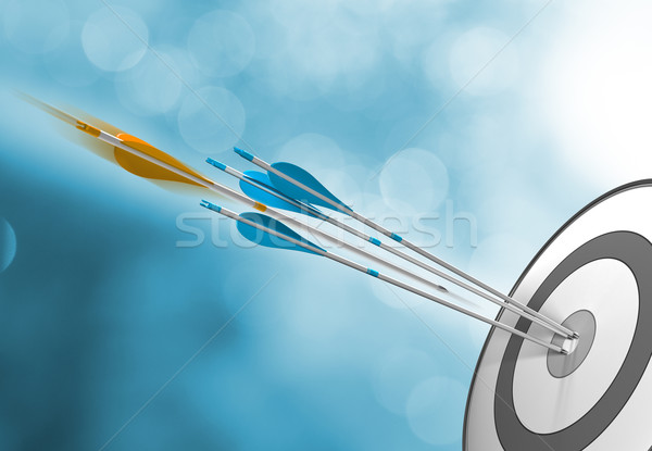 Success Concept, Hitting Target Stock photo © olivier_le_moal
