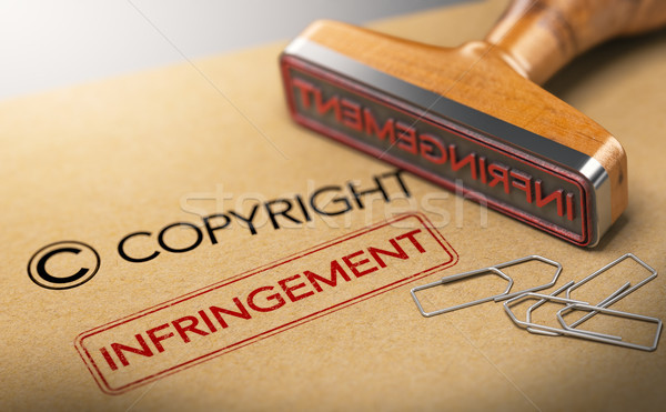 Intellectual Property Rights Concept, Copyright Infringement Stock photo © olivier_le_moal