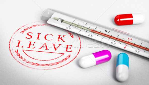 Sick Leave Stock photo © olivier_le_moal