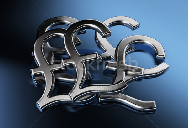 pound sign - gbp currency Stock photo © olivier_le_moal