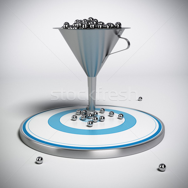 Marketing Sales or Conversion Funnel Stock photo © olivier_le_moal