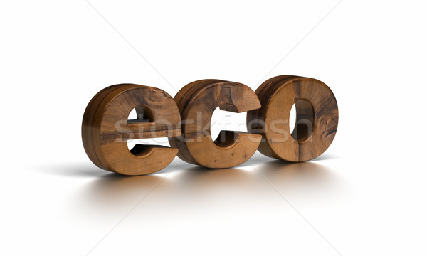 eco word Stock photo © olivier_le_moal