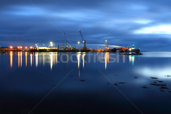 порта канал небе воды морем Сток-фото © ollietaylorphotograp