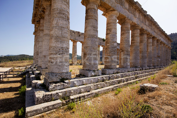 The Doric temple of Segesta Stock photo © ollietaylorphotograp