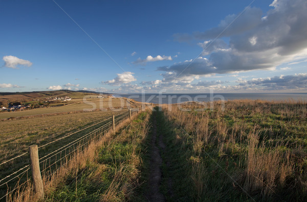 Ovest panorama noto costa spiaggia Foto d'archivio © ollietaylorphotograp