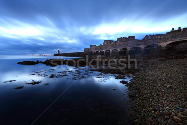 замок острове Великобритания канал воды здании Сток-фото © ollietaylorphotograp