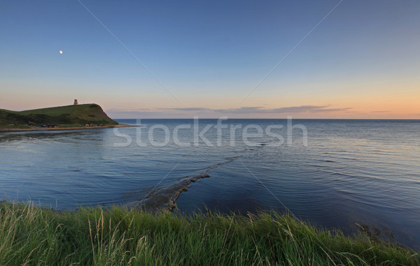 Plage eau coucher du soleil paysage lumière mer [[stock_photo]] © ollietaylorphotograp