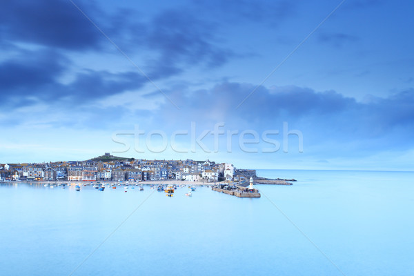 Océan vagues cornwall Angleterre ciel mer [[stock_photo]] © ollietaylorphotograp