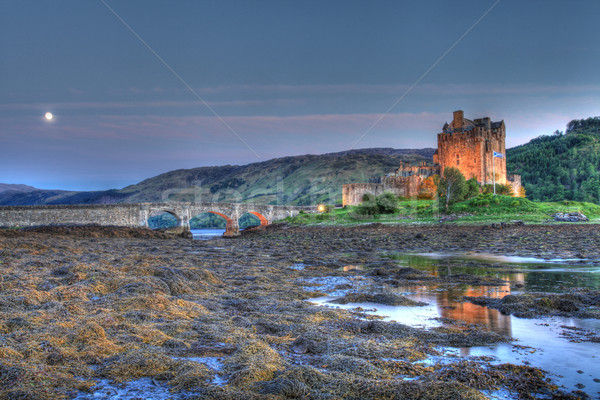 Château ciel eau soleil nature paysage [[stock_photo]] © ollietaylorphotograp