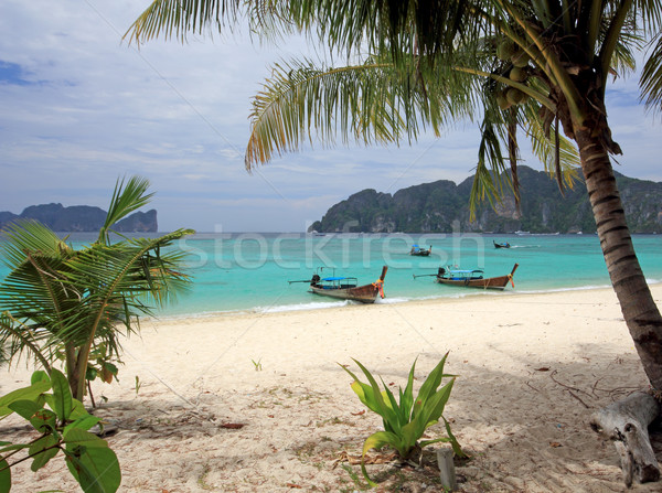 île Thaïlande Asie eau coucher du soleil nature [[stock_photo]] © ollietaylorphotograp