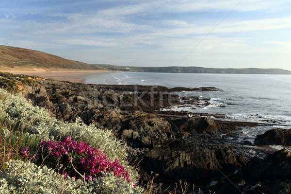Woolacombe  North  Devon coast Stock photo © ollietaylorphotograp