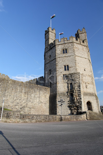 Château nord pays de galles ciel mer beauté [[stock_photo]] © ollietaylorphotograp