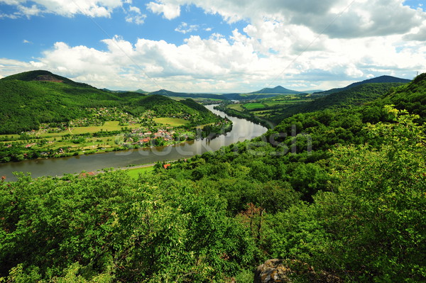 The river running through countryside Stock photo © ondrej83